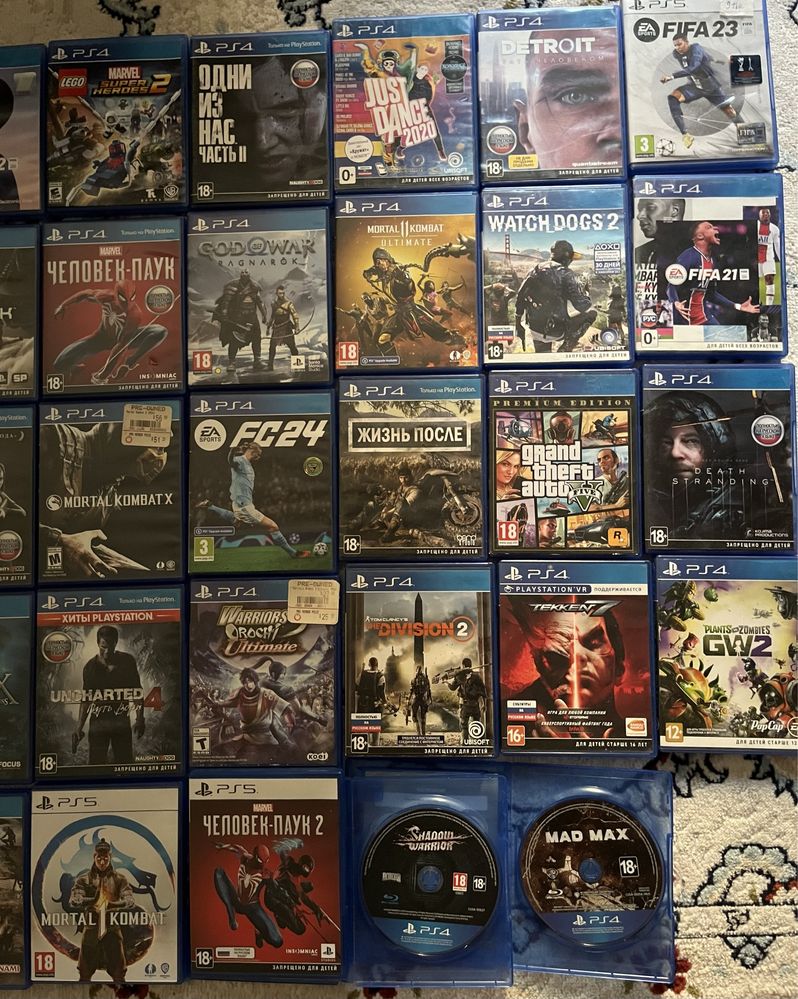 Продам Игры пс 5, диски пс 5/пс 4, игры пс 4
