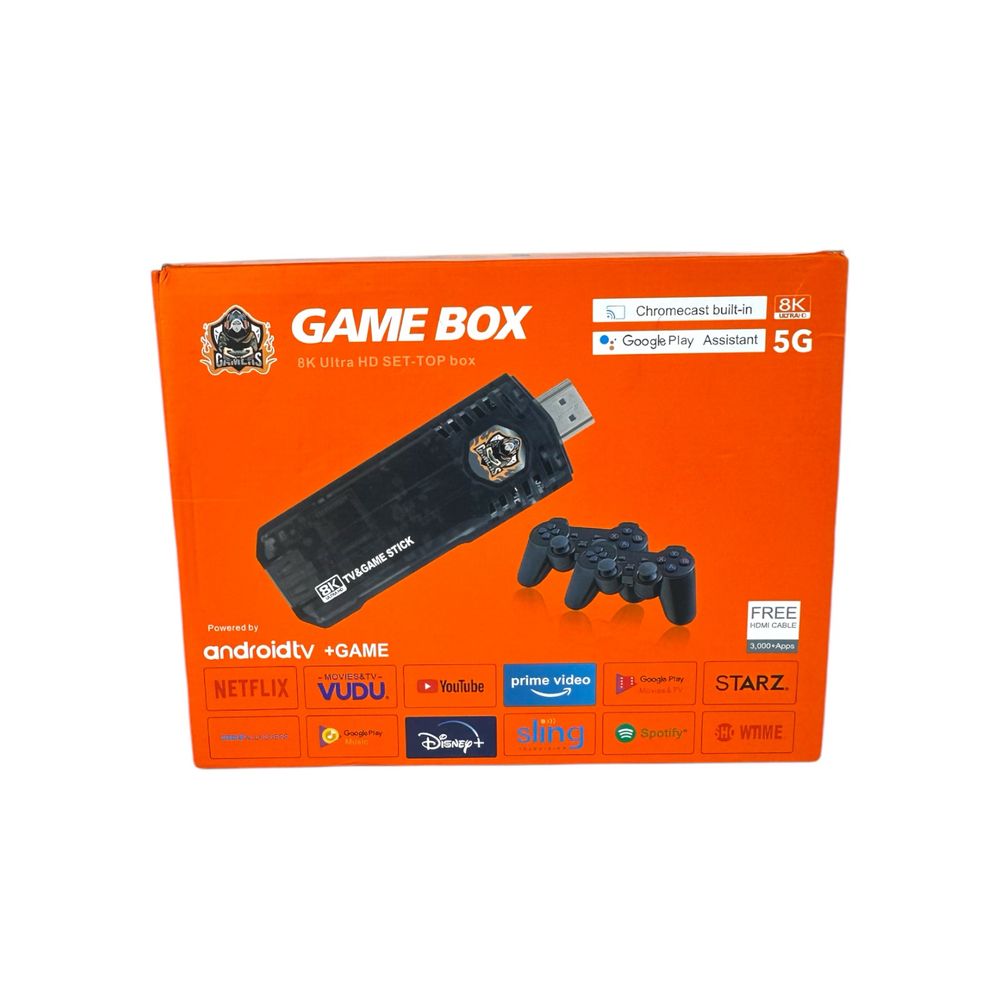 Игровая приставка + android tvbox GameBox Retro