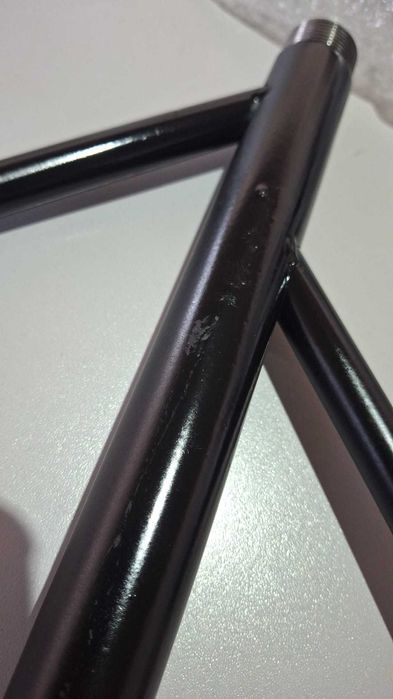 Cuier perete metalic, 100 cm, 11 carlige, negru