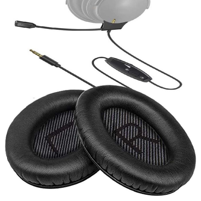 Set 2 bureti + Microfon NC Gaming/Office pentru casti Bose QC35 I / II