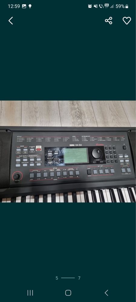 Vand orga korg ek-50 limitless