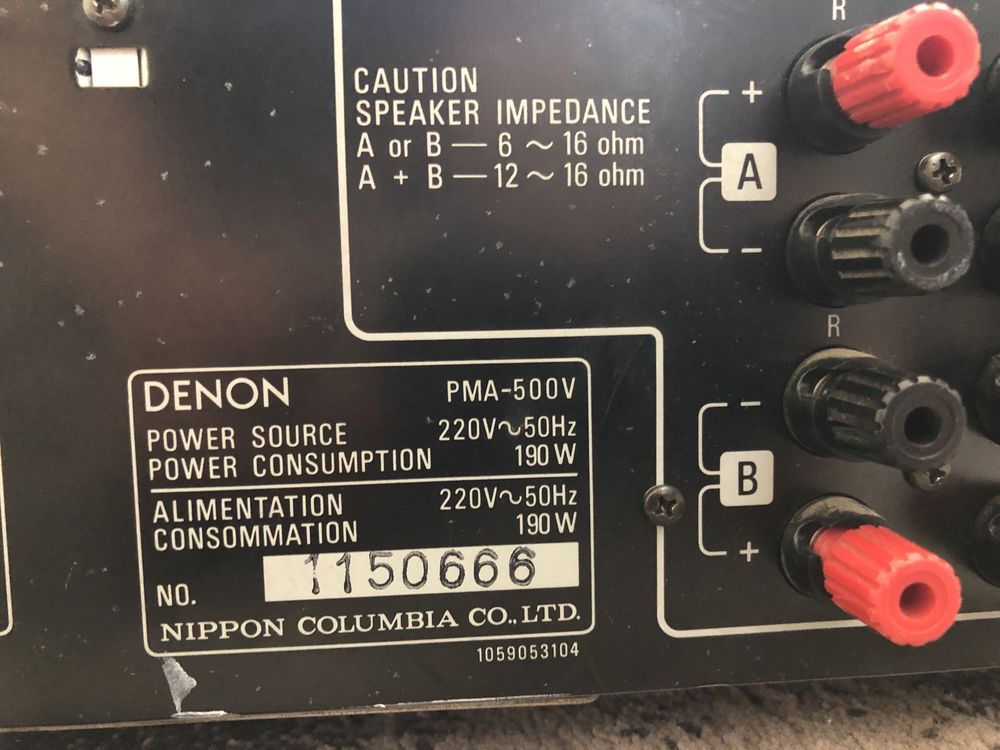 Denon PMA-500v стерео