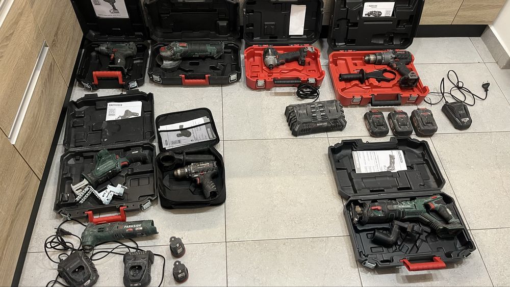 Vand scule folosite parkside