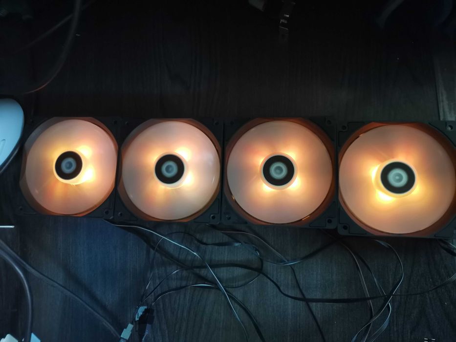 4 X Cooler Ventilator ID-Cooling 120 mm RGB.