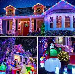 Instalatie de Craciun 100m cu leduri multicolore