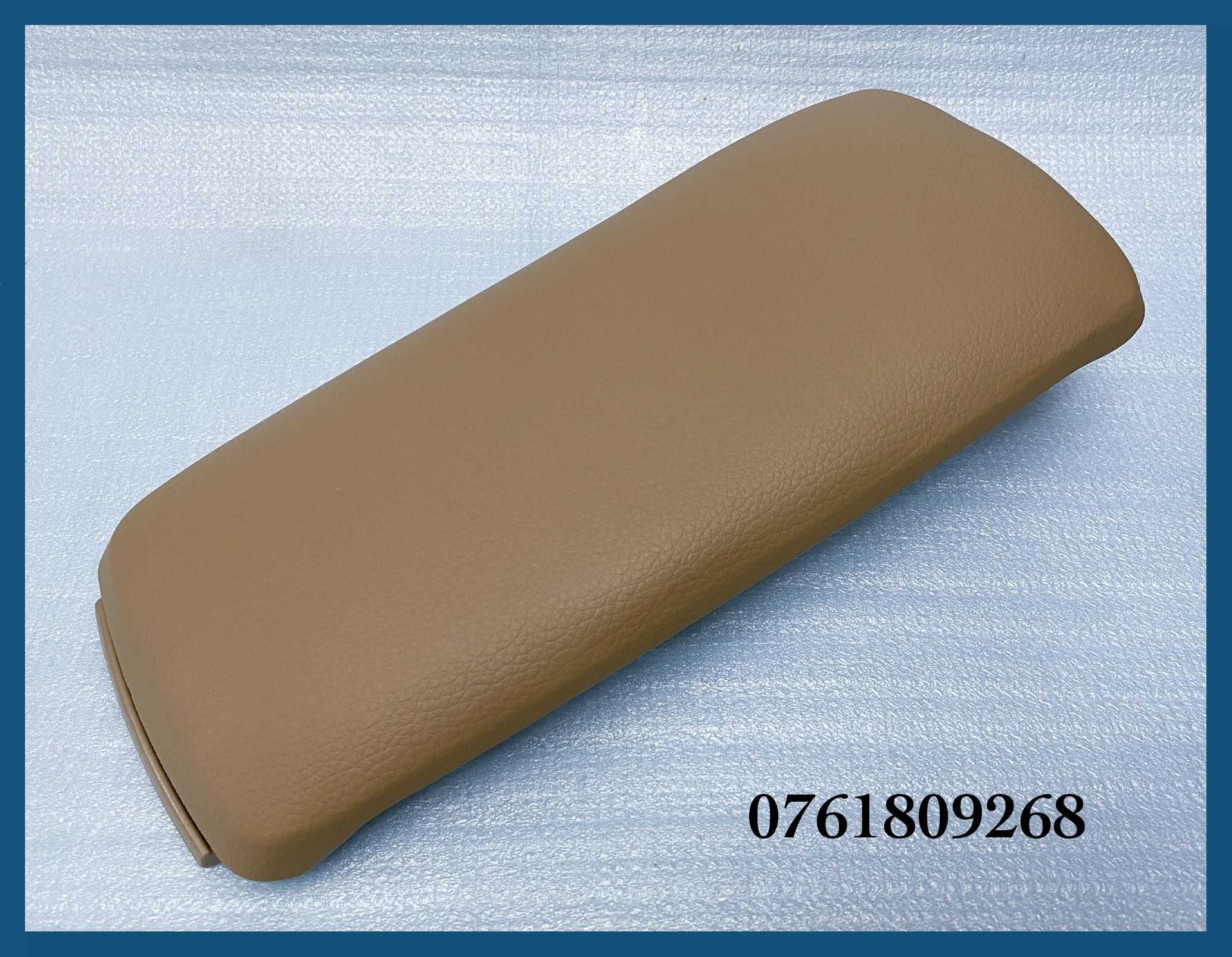 Capac piele cotiera pentru Audi A4 B7 / A6 C5 - negru / gri / bej