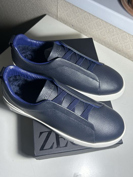 Zegna обувь для зимы с мехом