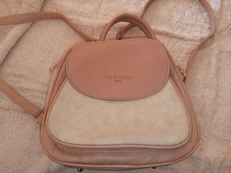 Pushti rangli Tорт Fasil firmasidan modni sumka  — sifatli, 2 xil