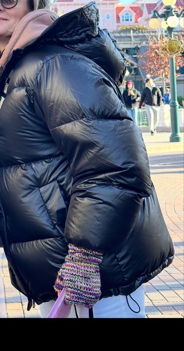 geaca cu puf supradimensionata