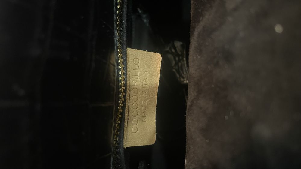 Женская сумка (Италия). Натуральная крокодиловая кожа. Новая