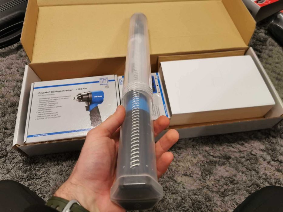 Set STAHL Germania NOU cheie dinamometrica + cheie impact + 3 piulite