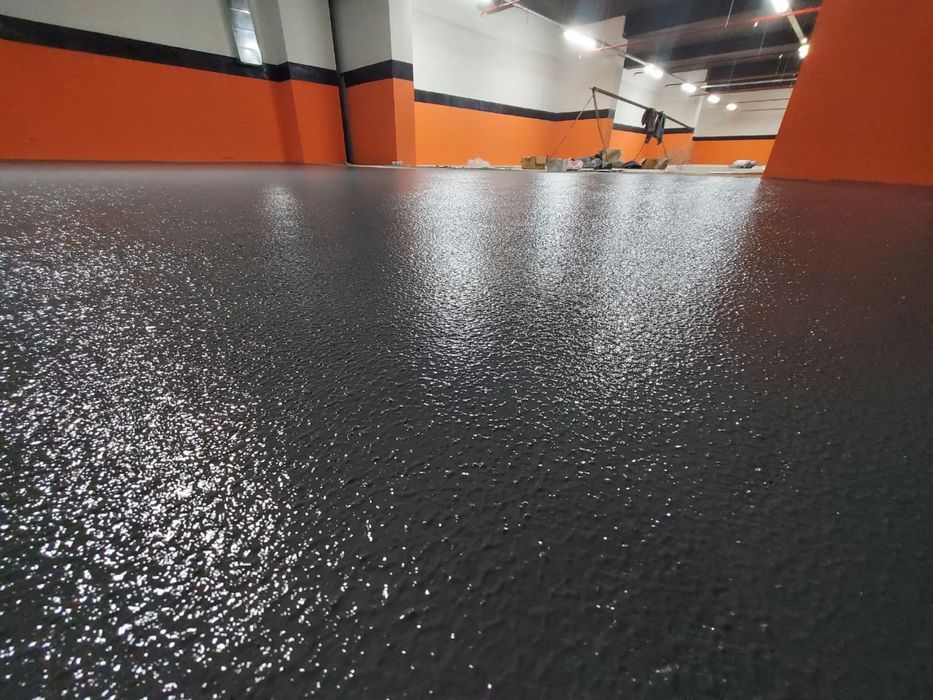 Антискользчшие текстурированные эпоксидные полы ( апельсиновая корка)