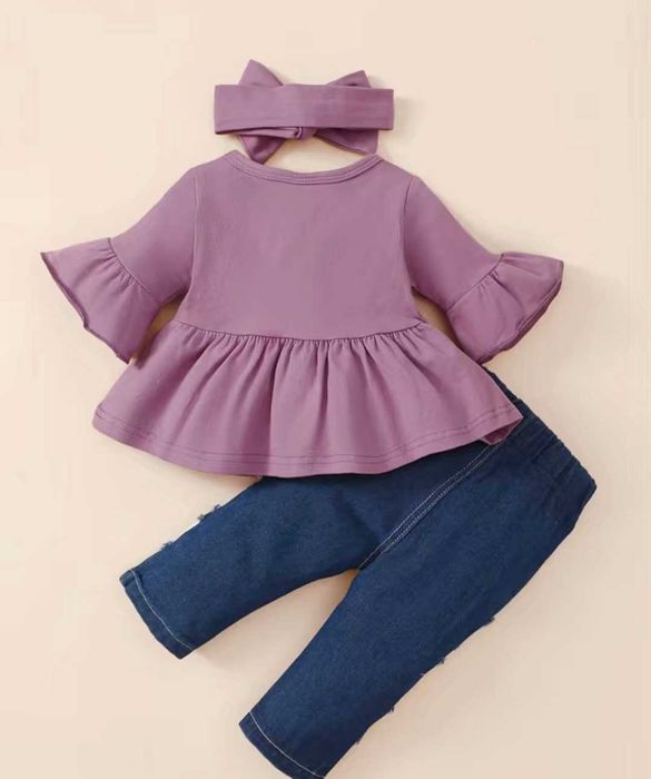 Пролетен комплект дънки с туника