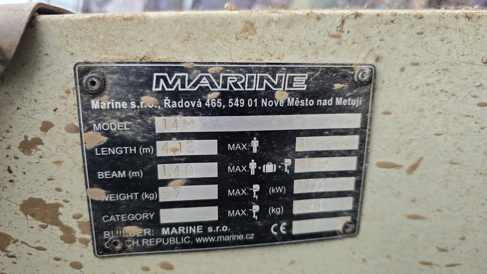 Barca Aluminiu Marine 14M 4.12metri