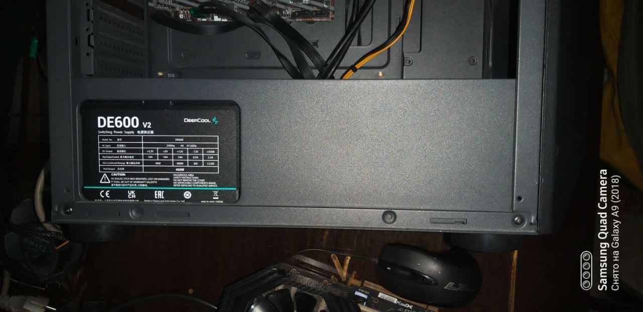 Intel Core I5 10400F RX580 8Gb DDR4 16Gb Nvme 256Gb