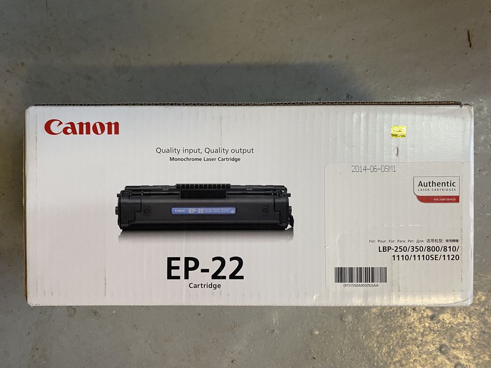 Cartus, tuner canon Ep-22