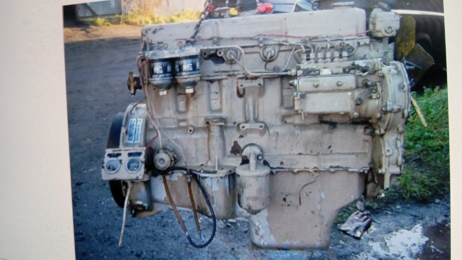 Motor ford 6 cilindrii 2715e, pompă