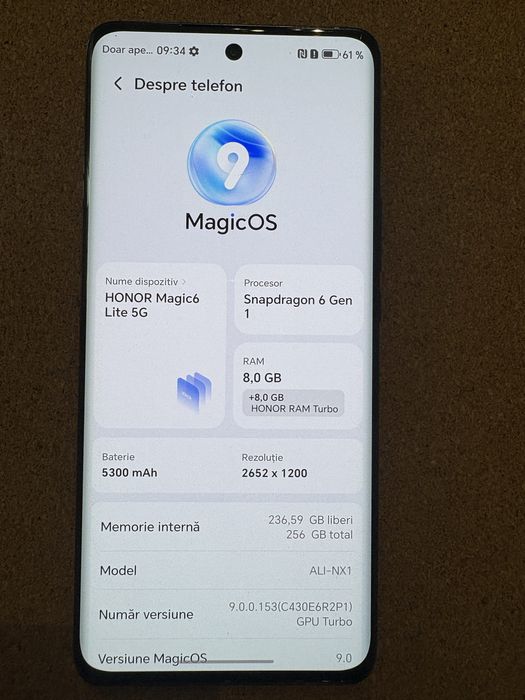 Honor Magic 6 Lite 256 Gb ID-XXL4624