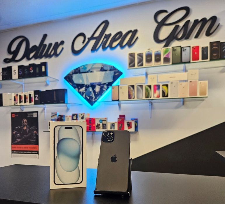 Iphone 15 / Black / 128 GB / DeluxGSM