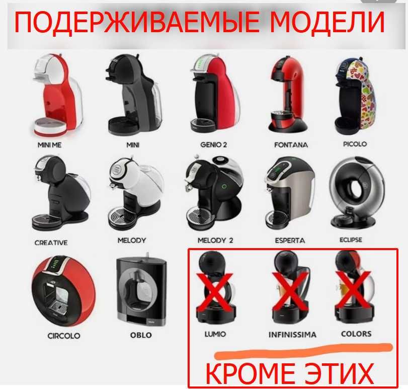 DOLCE GUSTO многоразовые капсулы для кофе.