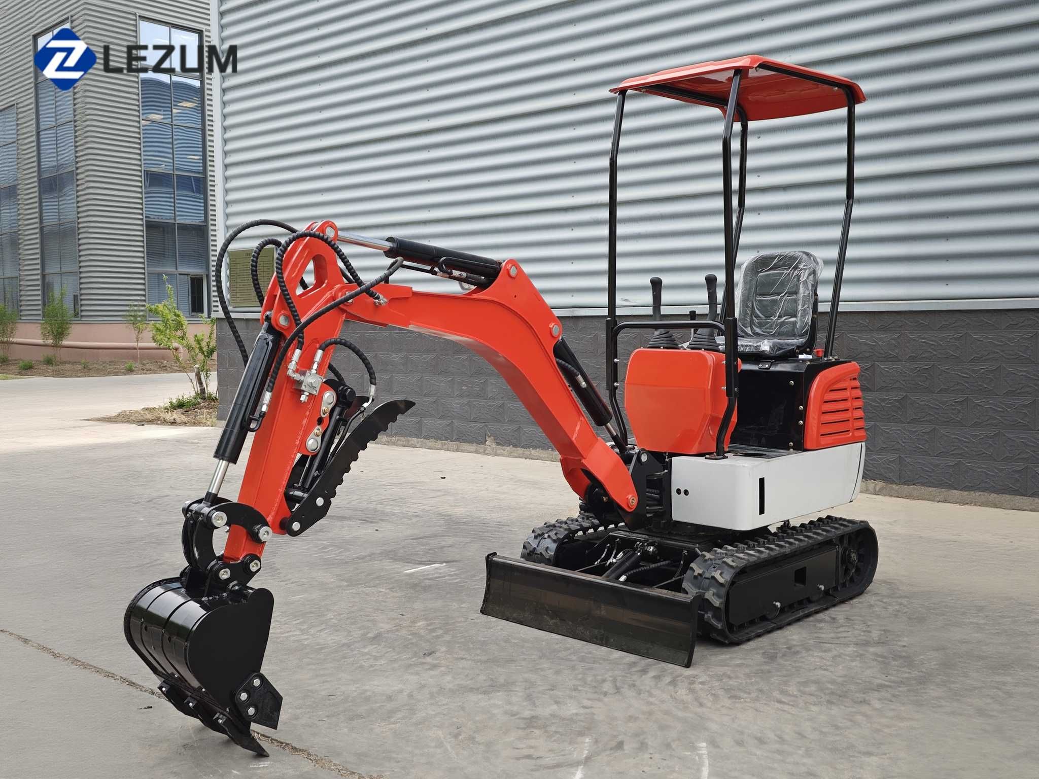 Продава се мини багер LEZUM DY12 - Производител търси дистрибутори