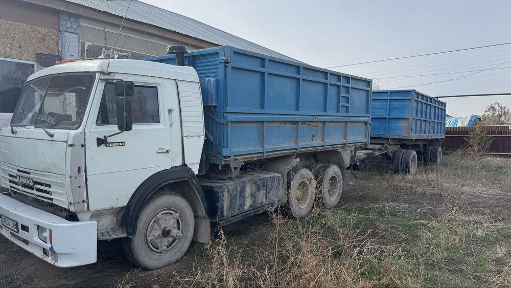 Камаз евро 1 с прицепом