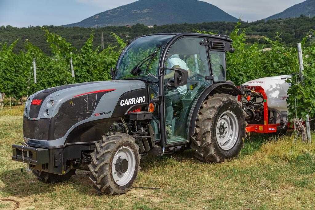 Трактор для проффесионалов виноградарства Carraro Agricube F80Cab