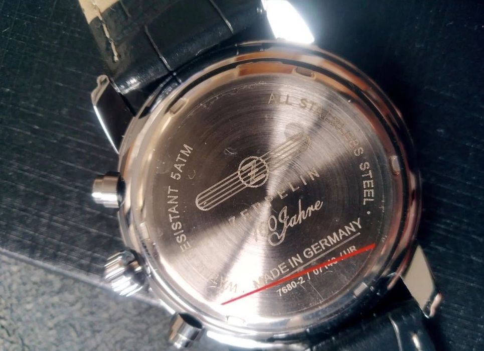 Мъжки ретро бизнес часовник Zeppelin 100 Jahre Zeppelin 7680-2