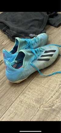 Ghete Fotbal Adidas X 19.4 FXG Albastru