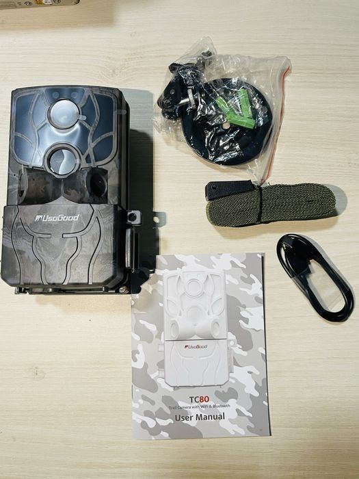 Usogood Cameră de Vânătoare 4K ,Wi-Fi ,Viziune Nocturnă