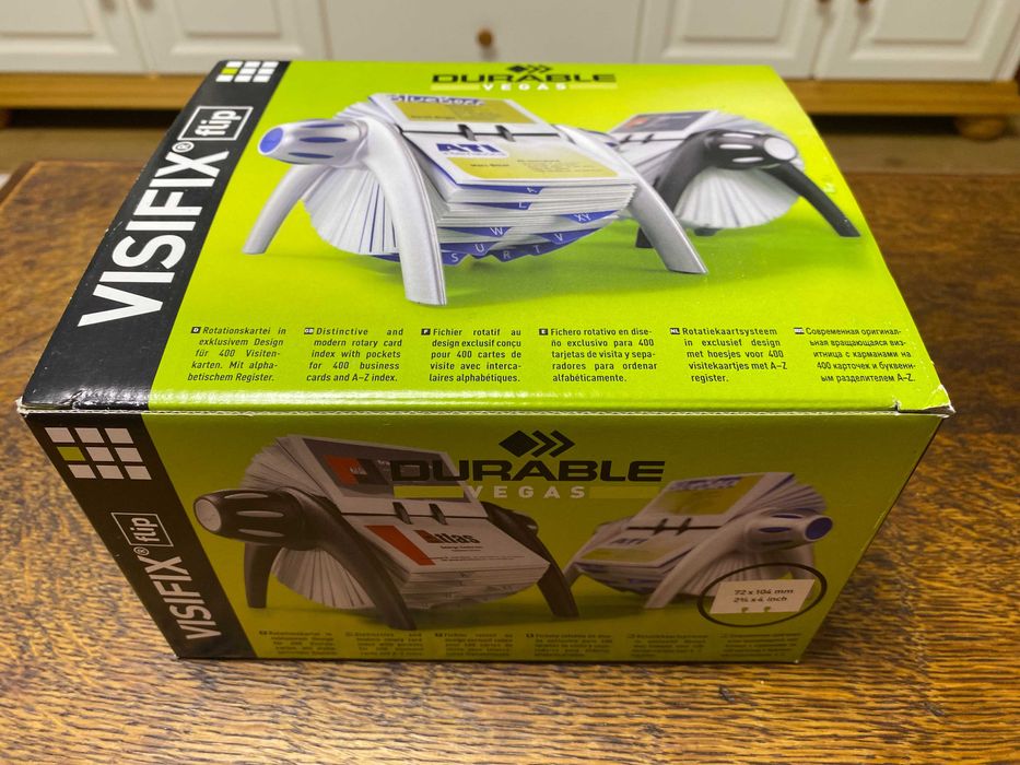 Clasor - suport carti de vizita (400 buc) - DURABLE Visifix Flip