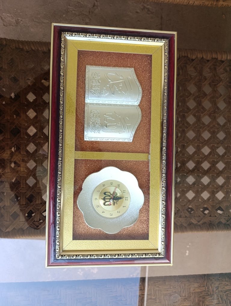 Часы  с багетом рабочие. Соат багетли.