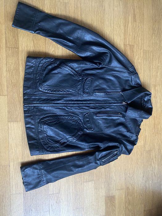 Geaca din piele naturala OVS