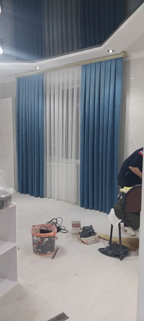 Elitni shtori. Zamonaviy pardalar tikib tayorlab urnatib beramiz