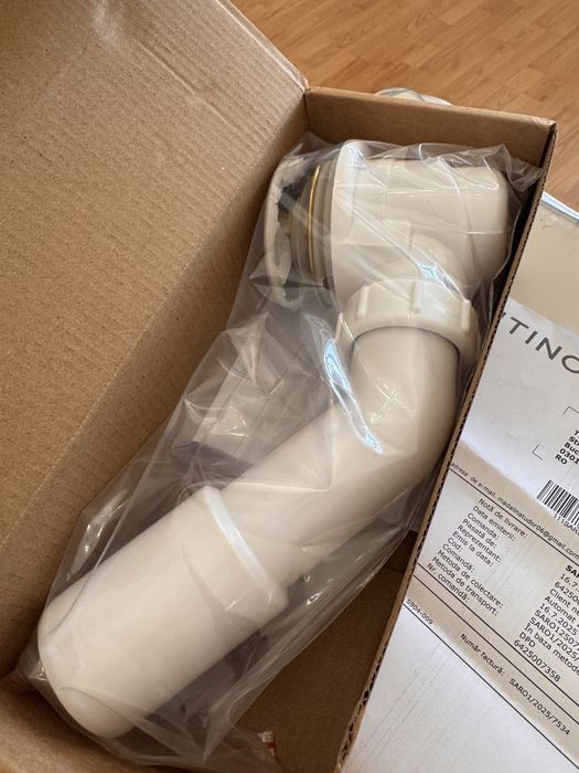 Vand Sifon cada click-clack Cersanit auriu lucios