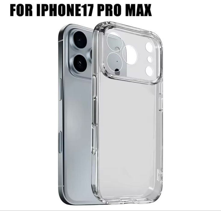 Прозрачен Удароустойчив Силиконов Кейс за Iphone / 17 Pro / 17 Pro Max