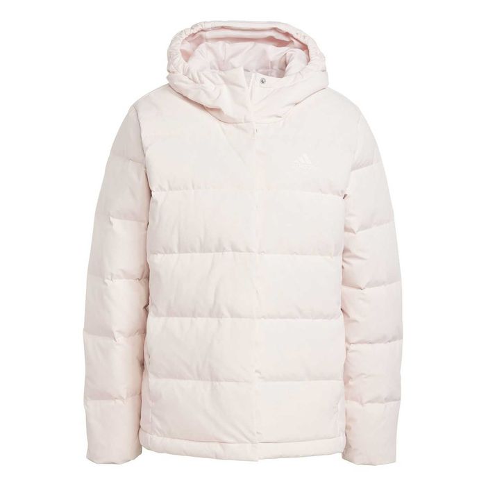Спортно дамско яке с гъши пух Аdidas Helionic Hooded Down