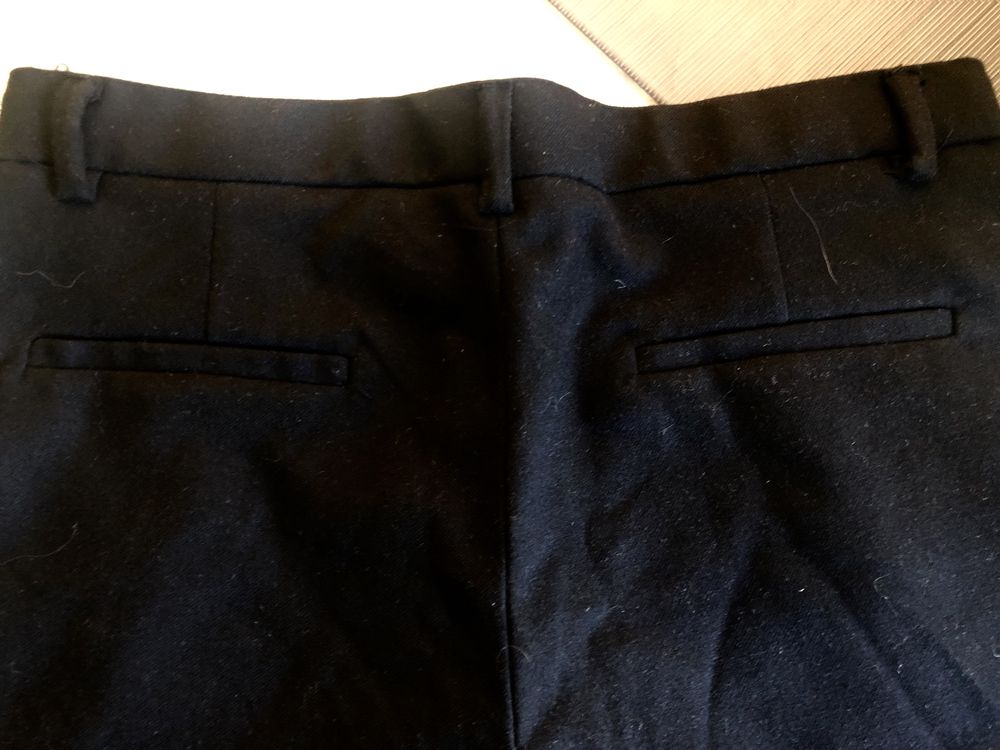 Нов , черен панталон zara, 164 cm