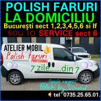 Polish faruri la domiciliu / acasă sau la servici