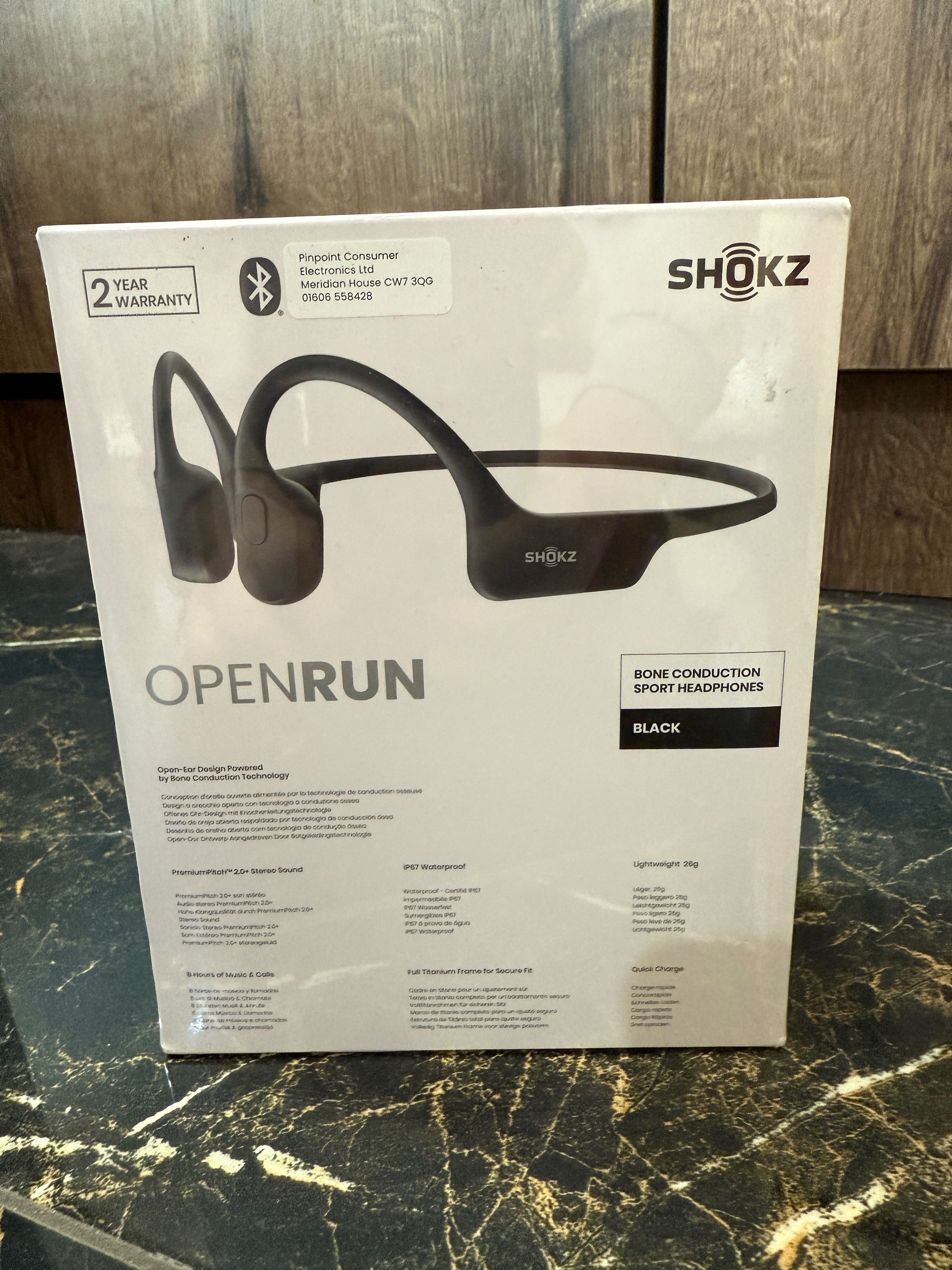 Слушалки Open-Ear SHOKZ OpenRun Pro, Bone Conduction, Sport, Bluetooth