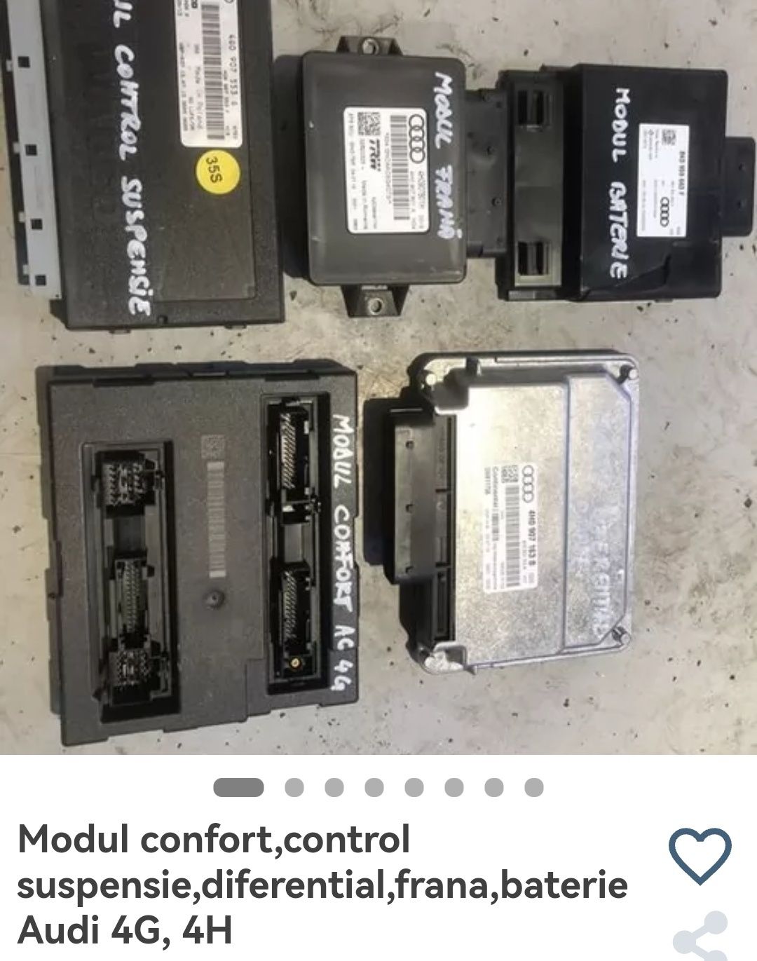Modul confort/control suspensie/diferential/baterie Audi A8 4H / A6 C7