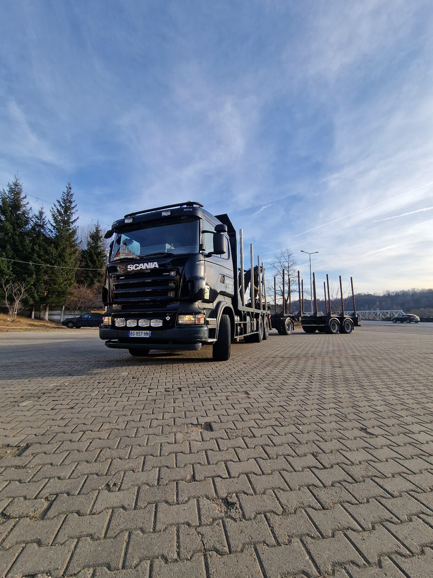 Camion forestier Scania