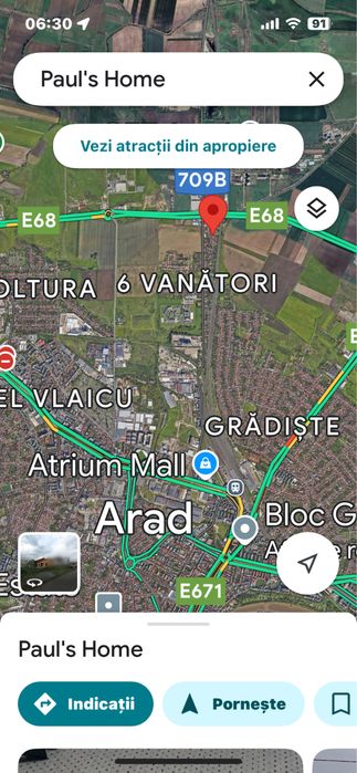 Teren intravilan 1632 cu front stradal 30 metri