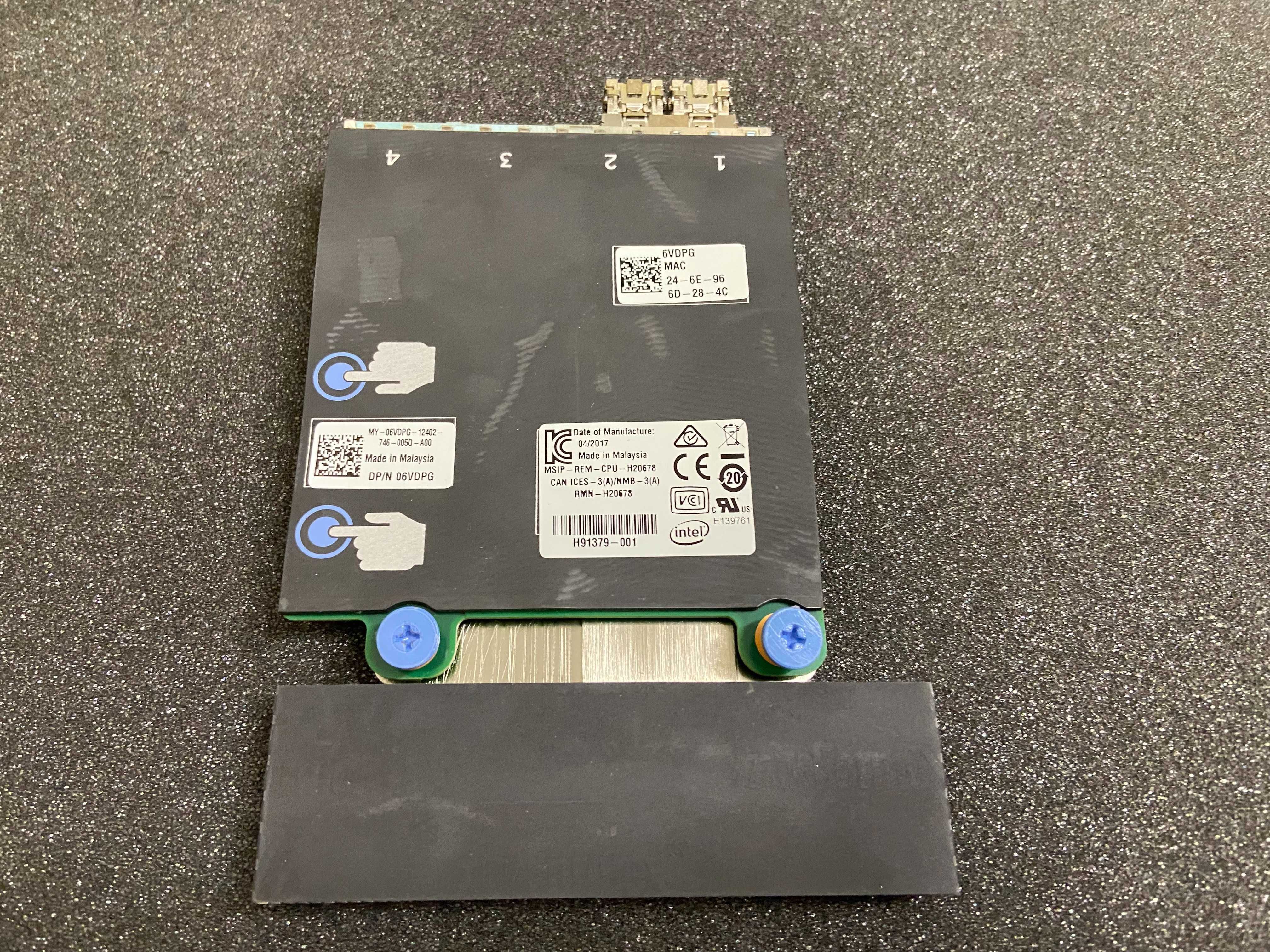 Dell Intel X710 + I350 Dual Port 10GbE + 1GbE мрежова карта 6VDPG