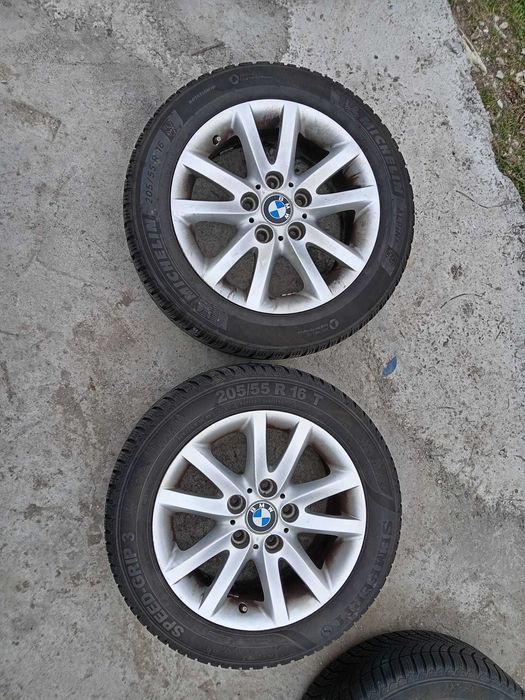 Продавам оригинални джанти с гуми 205 /55R16 Michelin Alpin 6