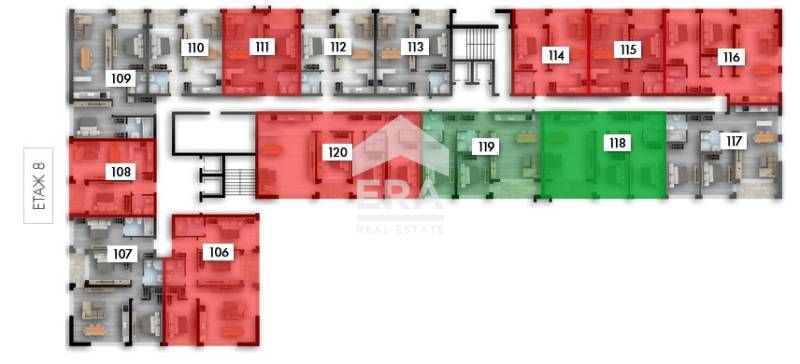 Продава се Тристаен апартамент в София, Люлин 2 - 113 кв.м за 1612 €/кв.м - Снимка #3
