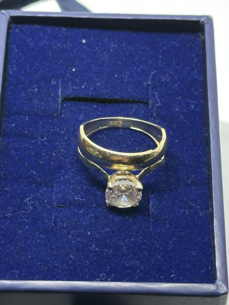 златен дамски пръстен 2.72гр 14к 585