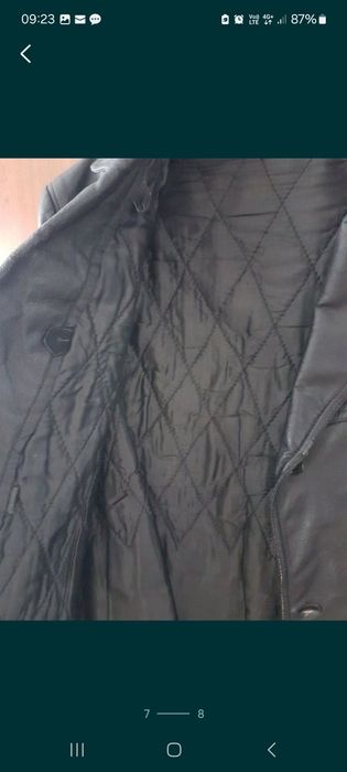 Haina  Palton din piele Naturala