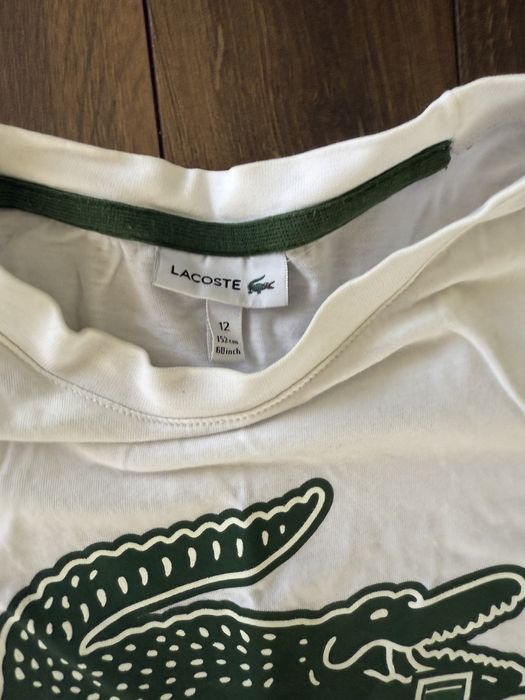 Бяла тениска Lacoste