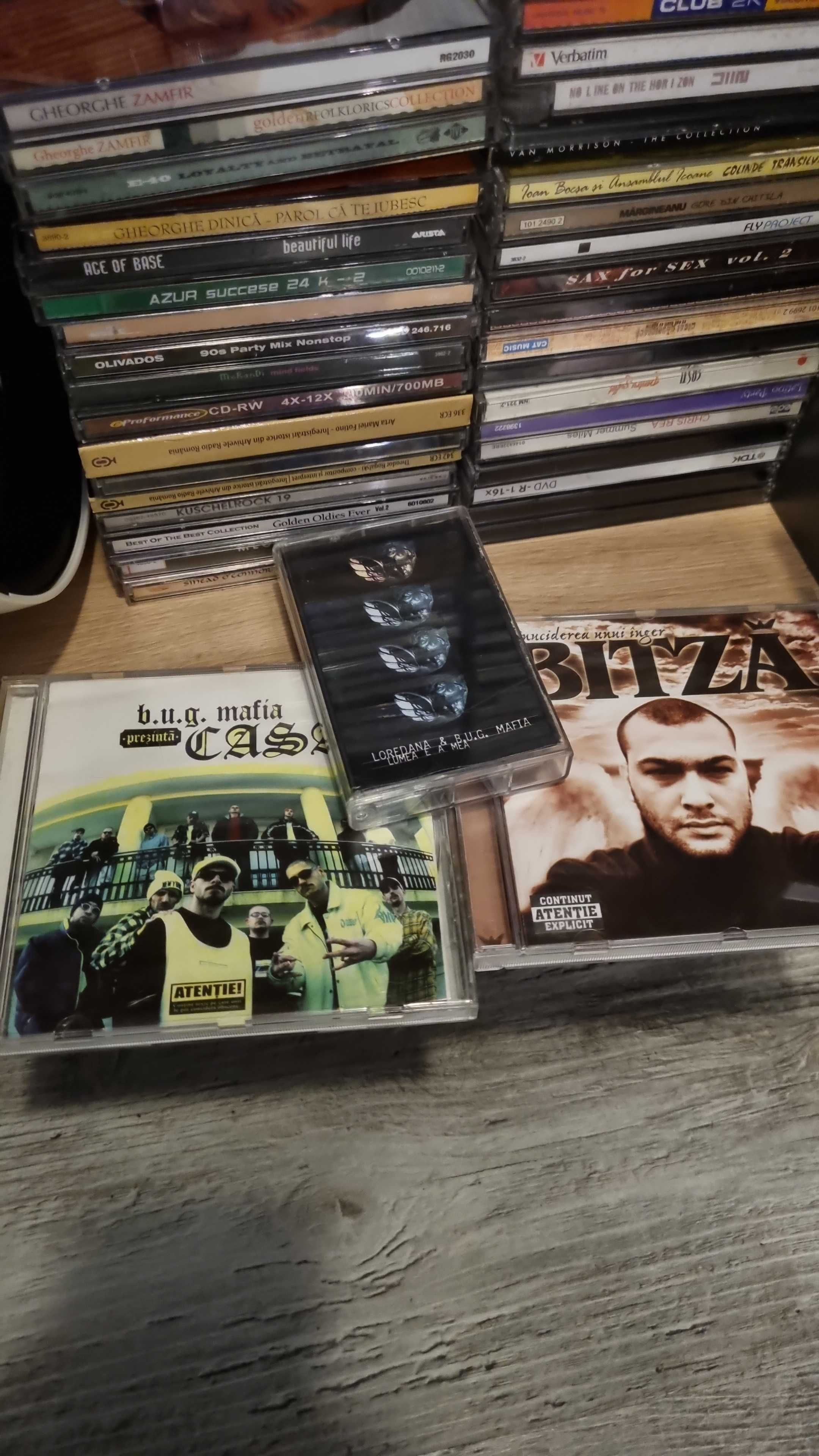 Cd BUG Mafia Casa,Bitza,E-40+doua casete(una fara coperta)